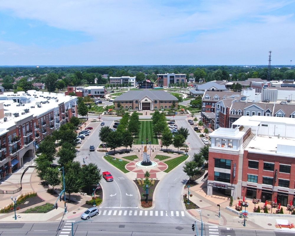 downtown Fishers Indiana, Differences between Carmel and Fishers Indiana