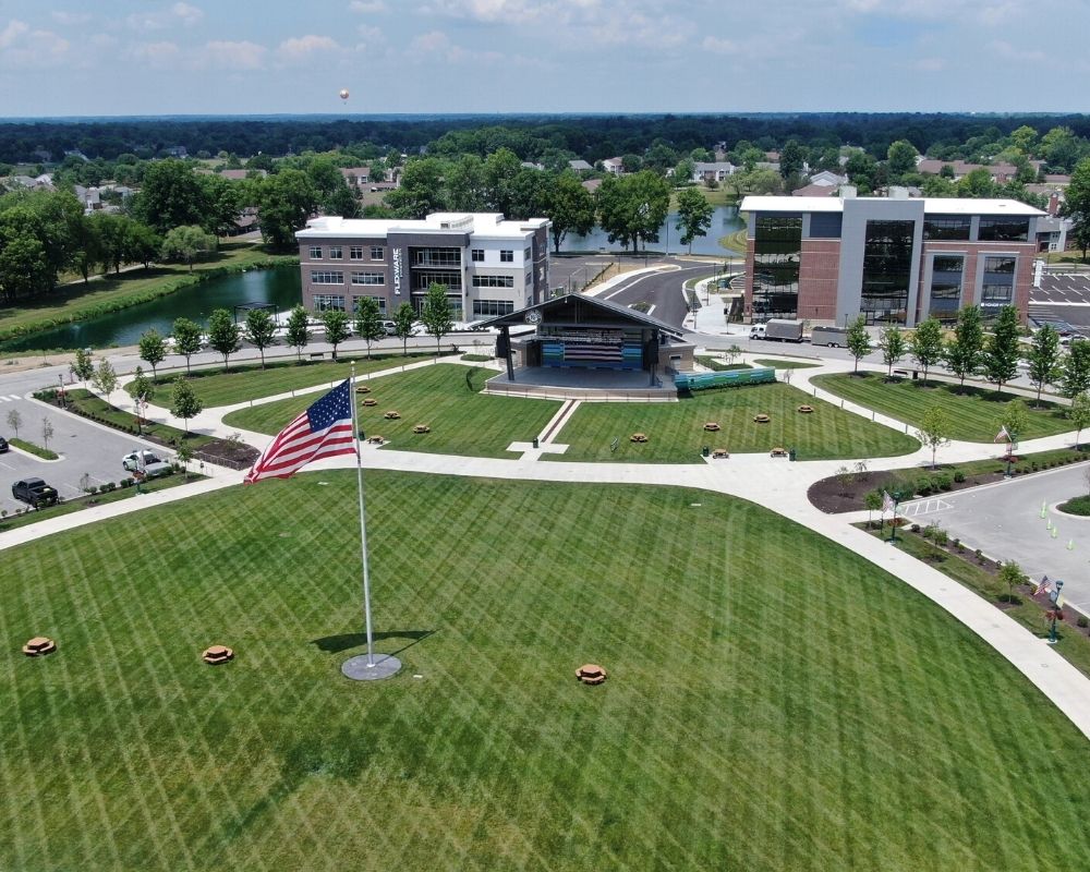 Nickel Plate Amphitheater in Fishers IN, What it's like living in Downtown Fishers, Indiana