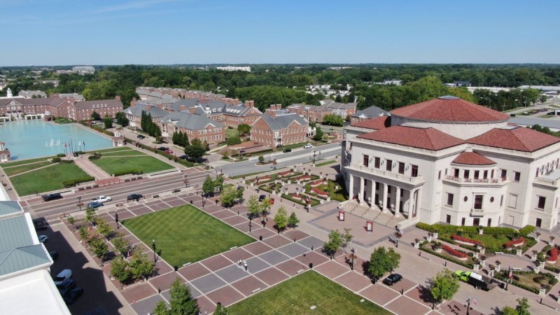 The Palladium in downtown Carmel Indiana