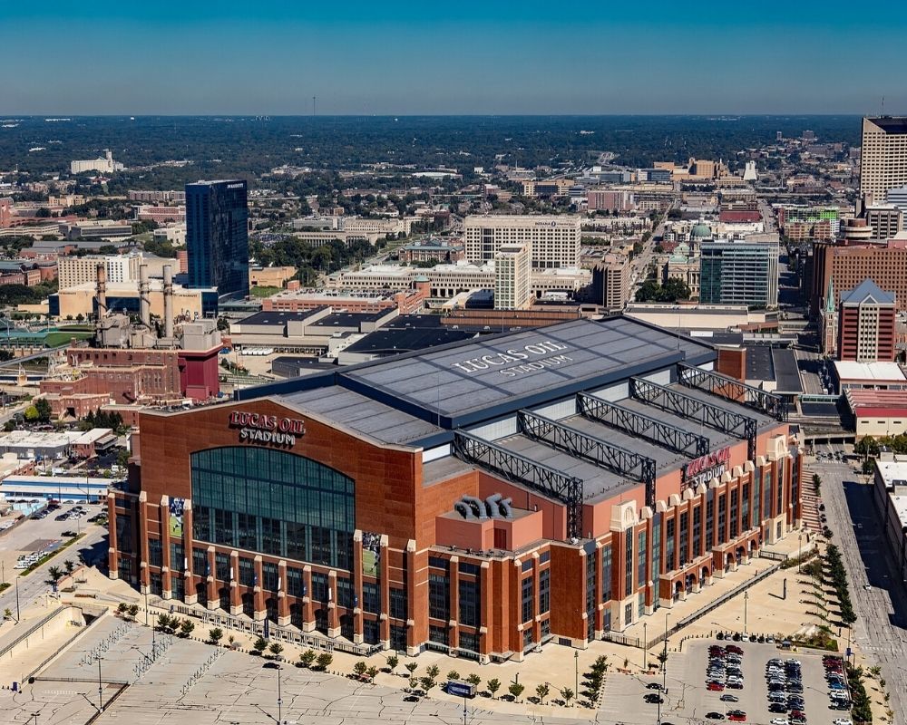 view of Indianapolis sports stadium 5 Obscure reasons to enjoy living in, Indiana