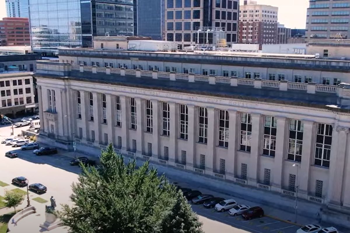 Indy court house on Ohio street, New Indianapolis cultural hub Market East