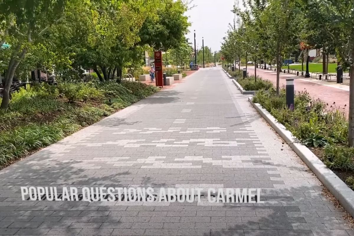 view of Carmel sidewalk, Common Questions about Carmel Indiana