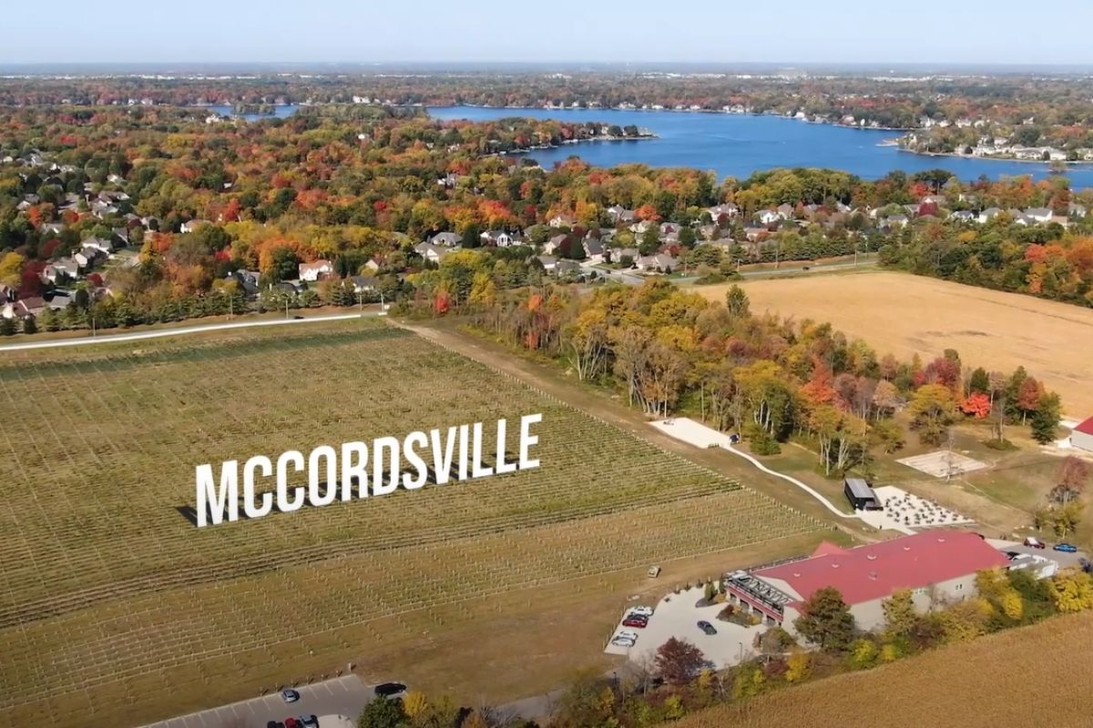 aerial view of McCordsville IN, 3 Reasons why McCordsville is growing
