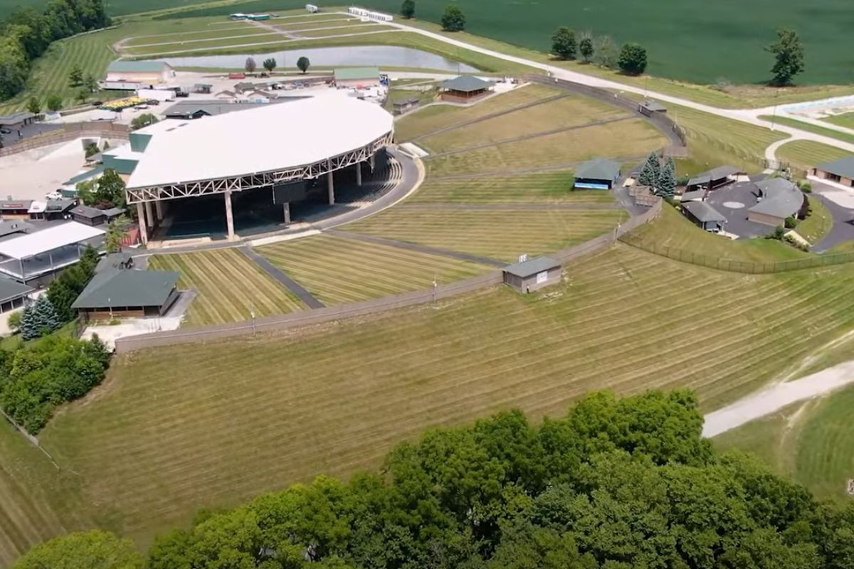 aerial view of Rueoff Music Center, Common Questions about Living in Noblesville Indiana