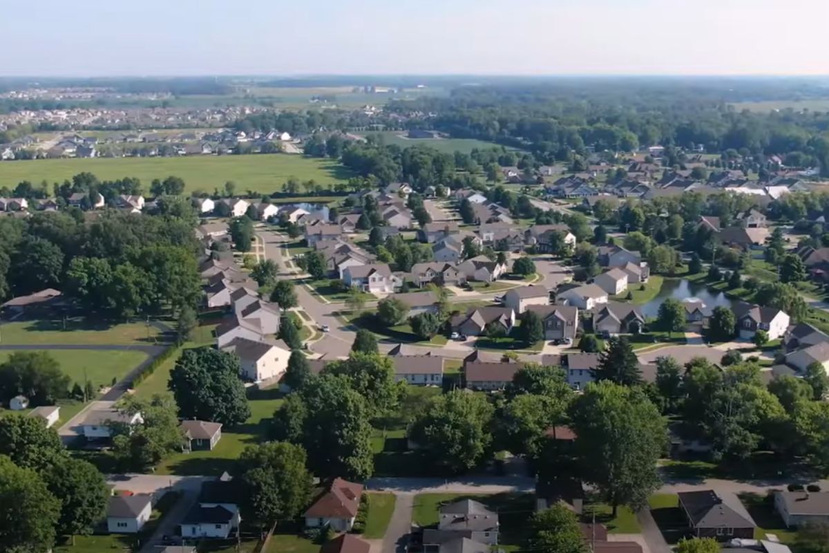 Hancock County neighborhood view