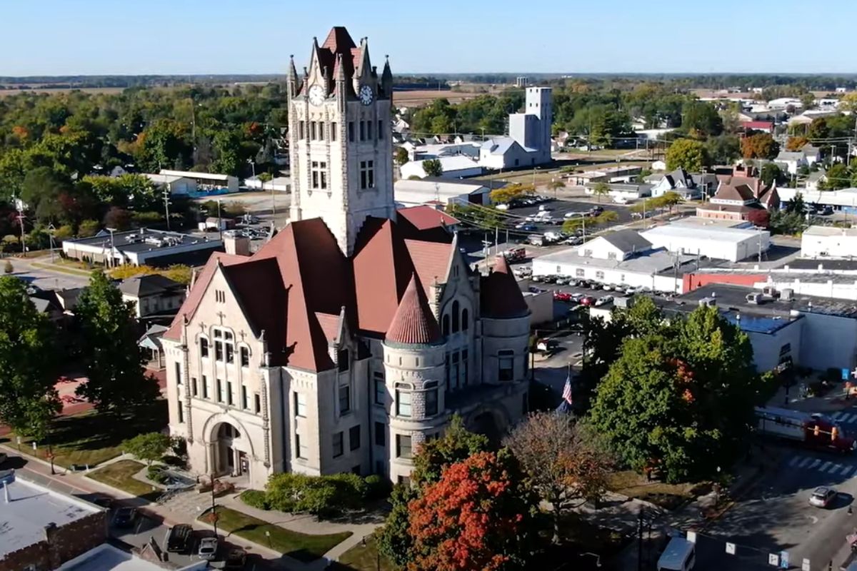 downtown Greenfield, Hancock County