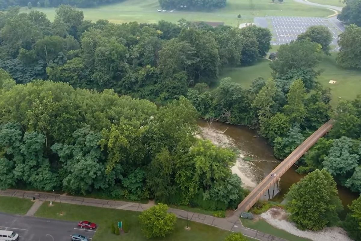 view of White Lick Creek, The #1 Reason to Live In Plainfield Indiana