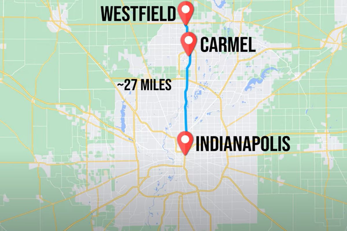 Carmel arts district, How far north is too far for Indianapolis
