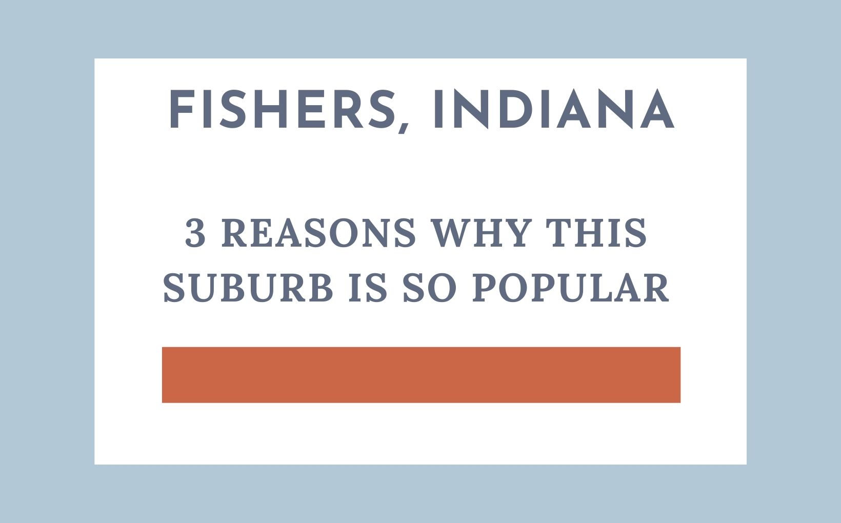 3 reasons Fishers Indiana is popular feature img