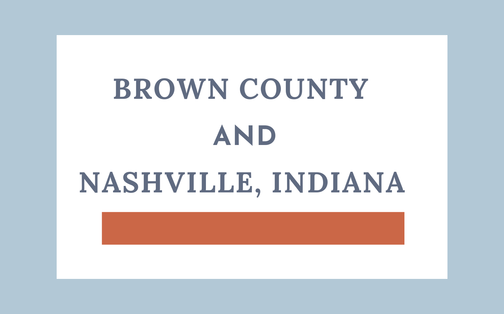 Brown County and Nashville Indiana Living in Indy feature image