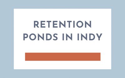 Retention ponds in Indianapolis